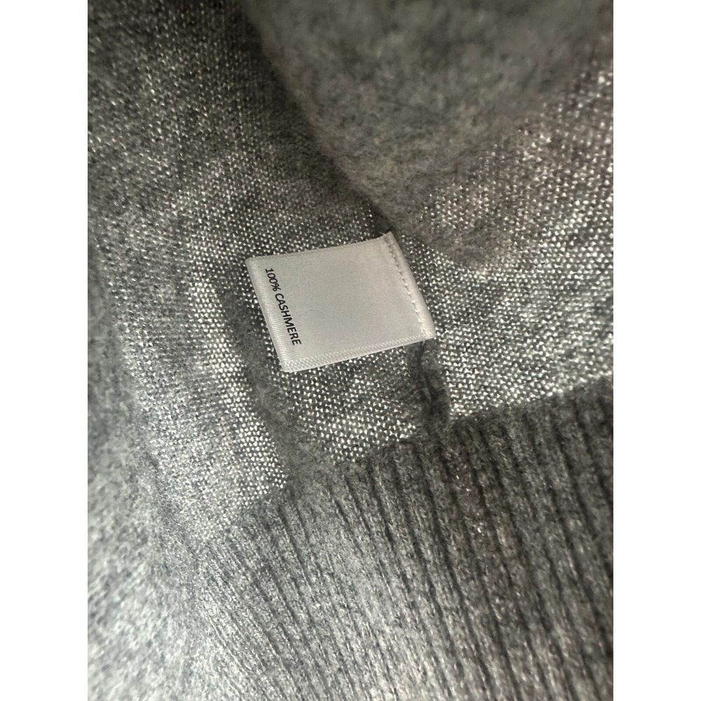 Luxury Cashmere Cremieux V-Neck Sweater Heather Gray Long Sleeve Men's Size XXL - Picture 6 of 15